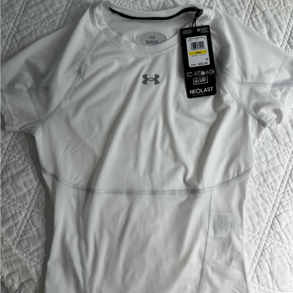 Under Armour White Women’s Short-Sleeve Performance Top